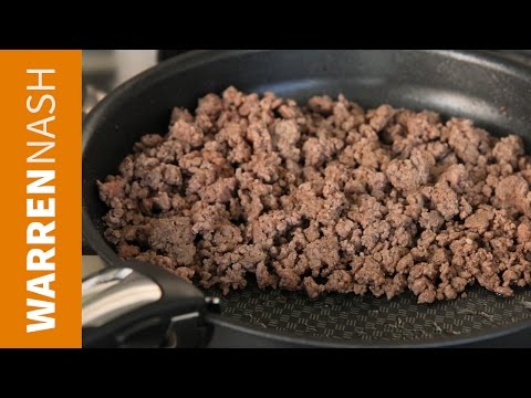 How to separate Fat from Ground Beef - 60 second video...
