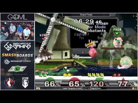 GOML 2015 - Hungrybox & Hax vs Kage & Vwins - SSBM Doubles Grand Finals