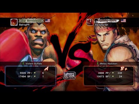 BalrogPR [Balrog] vs ma lung fan [Ryu] USF4