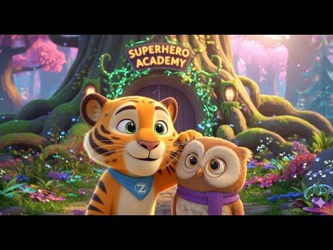 Die Superhelden Akademie 🦸‍♀️🦉🐻🦊🐝✨ I Kinderlied