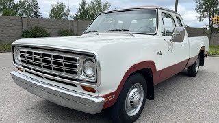 Video Thumbnail for 1974 Dodge D/W Truck