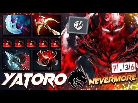 Yatoro Shadow Fiend Nevermore - Dota 2 Pro Gameplay [Watch & Learn]