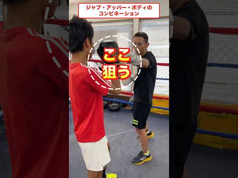 【ボディを効かせる】アッパーでガードを弾く！