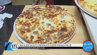 Buy at $32.50 Dollar Gift Certificate and Get $65 Worth of TJ’s Pizza at Fox2NowBeOurGuest.com