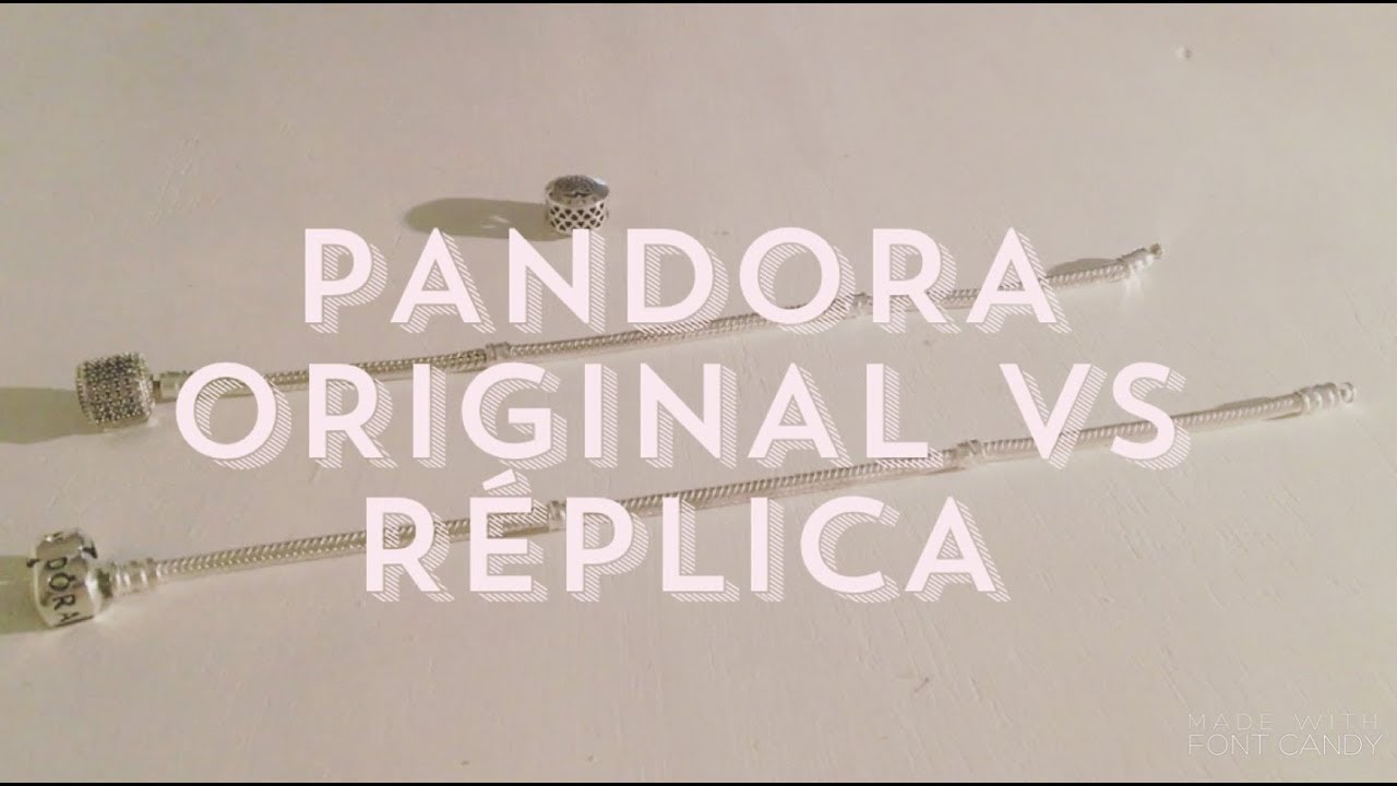 Pulsera Pandora Original vs Réplica en español