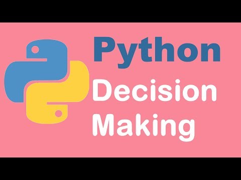 Decision Making In Python Python Tutorial From Two Lazy Programmer