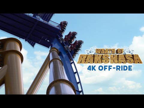 Off-ride footage of a Wrath of Rakshasa train