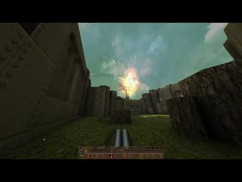 Quake Arcane Dimensions 1.8 - Hanger 16 (Evil 100%)