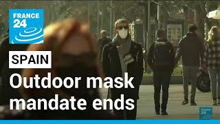 Covid-19: Mandato de máscara ao ar livre termina na Espanha • FRANCE 24 English