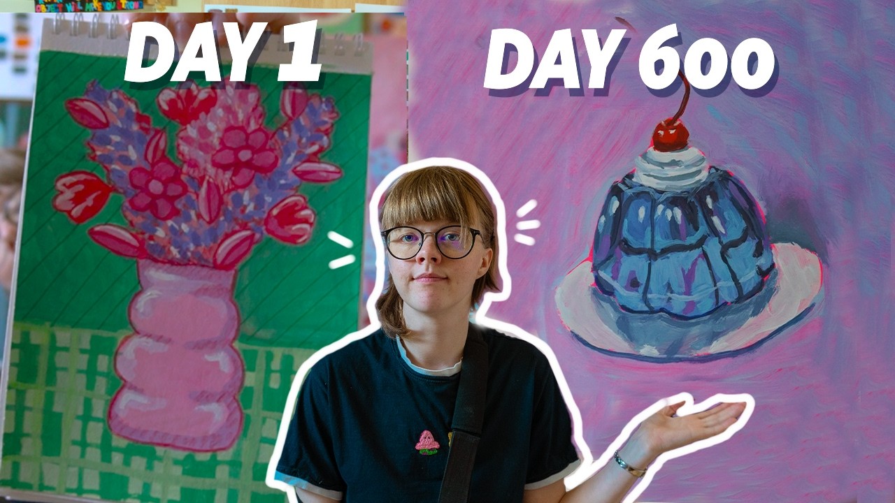 I made art for 600 days