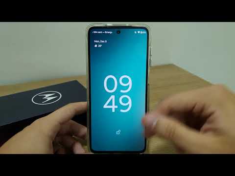 How to turn off and on the screen with two touches on the Moto G50