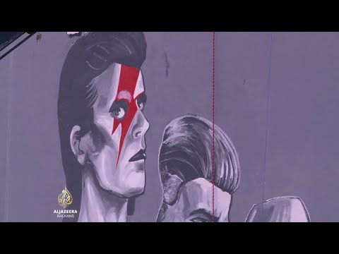 U Sarajevu otkriven najveći mural Davida Bowieja