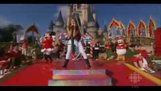 Miley Cyrus Santa Claus Is Coming To Town Live at Disney's Christmas day parade 2008HQ