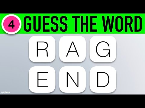 Scrambled Word Games Vol. 4 - Guess the Word Game (6 Letter Words)