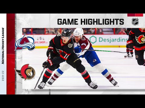 Avalanche @ Senators 12/4/21 | NHL Highlights