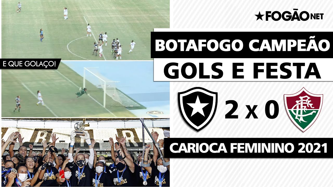 VÍDEO | O gol de Káren, a pintura de Vivian e a festa do título carioca do Botafogo sobre o Fluminense no Niltão