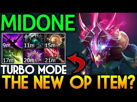 MIDONE Dota 2 7.07 [Slark] The New OP Item !? Turbo Mode