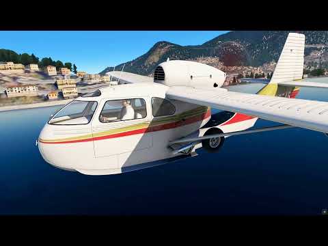 [X-Plane] Early morning lake trip | SeaBee Republic RC-3 | Amphibian summer fun