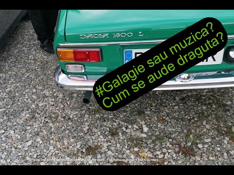 Cum se aude Dacia 1300 Verde, Carburator dublu corp, saxofon dublu.