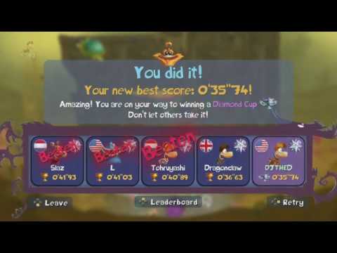 Rayman Legends "Definitive" Edition - 35"74 Infinite Tower 9-21-17 Daily Extreme Challenge Speedrun