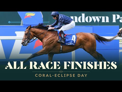 All race finishes from Coral-Eclipse Day at Sandown Park racecourse