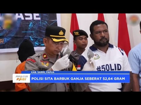 POLRES SARMI UNGKAP KASUS PEREDARAN NARKOTIKA