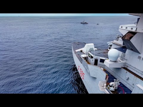 Italian Navy Frigate Luigi Rizzo Participated in Exercise Obangame Express 2021