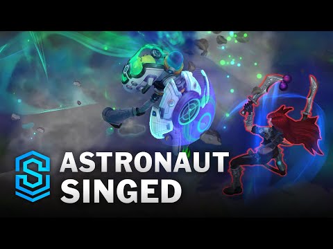 Astronaut Singed Skin Spotlight - Pre-Release - PBE Preview - League of Legends