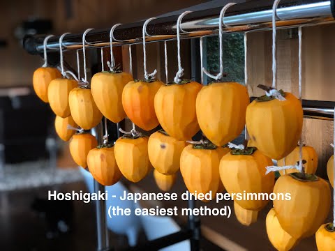 Hoshigaki - Japanese dried persimmons (the easiest method)