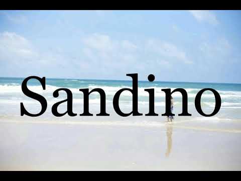 How To Pronounce Sandino🌈🌈🌈🌈🌈🌈Pronunciation Of Sandino