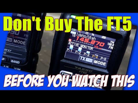 Watch this before you buy the Yaesu FT5D Ham Radio