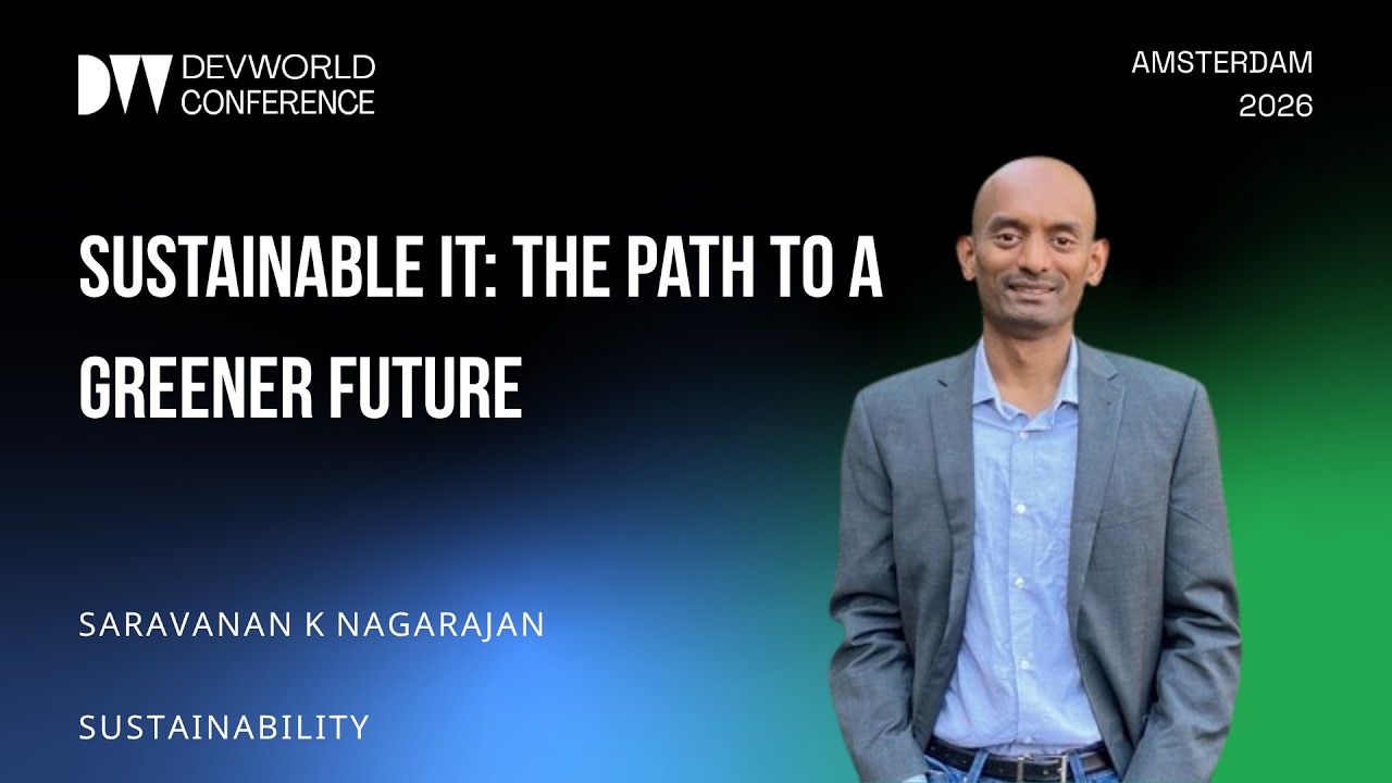 Saravanan K Nagarajan - Sustainable IT: The path to a greener future