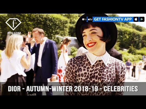 Celebrities Talk at Dior Autumn/Winter 2018-19 Paris Haute Couture Show | FashionTV | FTV