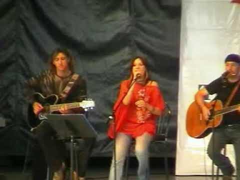 Francesco Sportelli - Toronto CANADA 25 Luglio 2002 con Lisa e Tony Nevoso - Blowin' in the wind