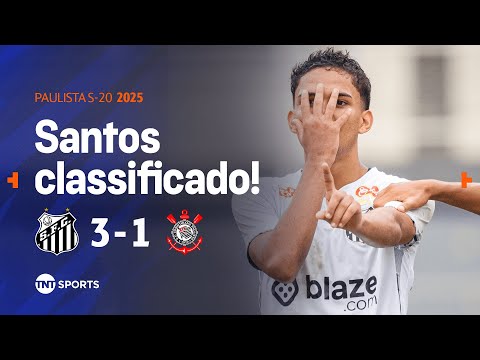COM ROBINHO EM CAMPO, SANTOS BATE O TIMÃO E TÁ NAS QUARTAS| SANTOS 3 X 1 CORINTHIANS |PAULISTÃO S-20