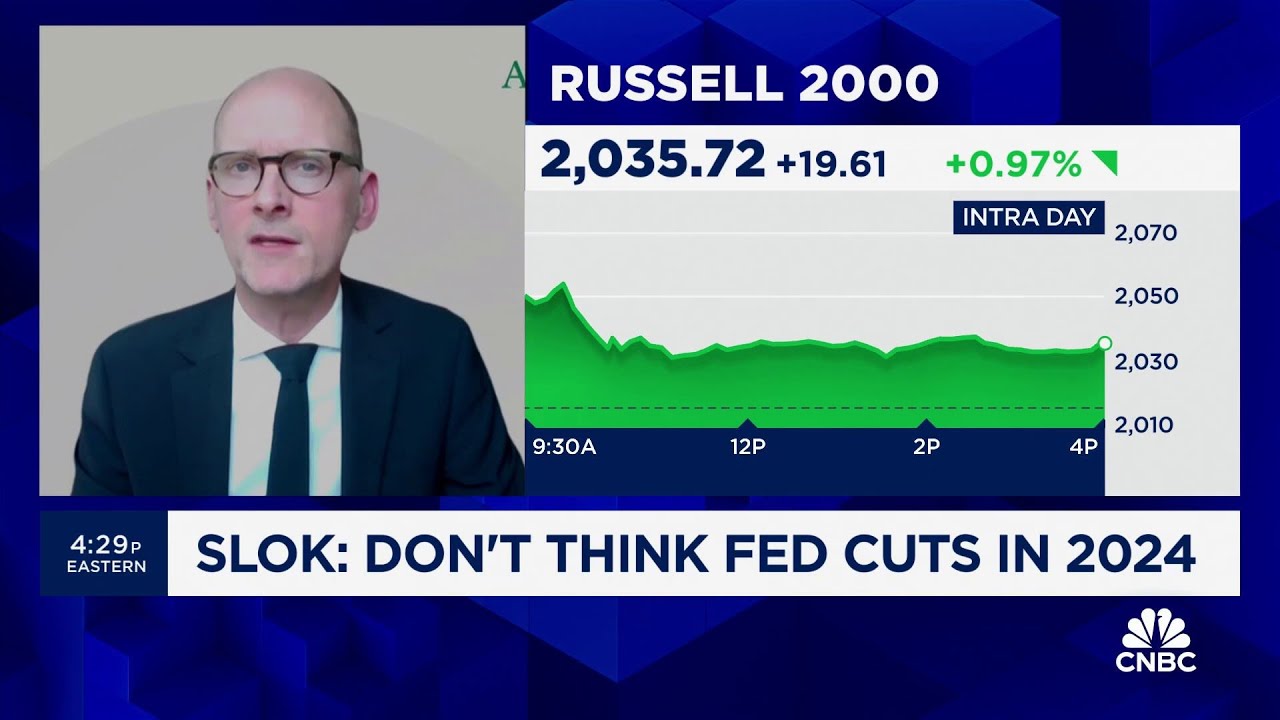 The Fed won't cut interest rates this year, says Apollo Global's Torsten Slok