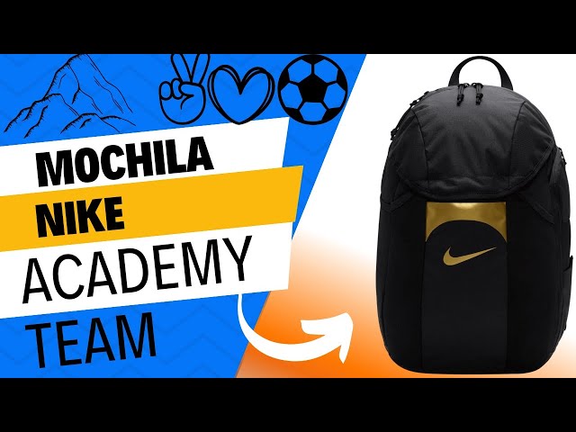 Vídeo relacionado con Nike Academy Team Sports Backpack, Unisex, University Red/Black/White, MISC