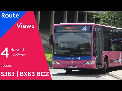 Route Visuals: Connections4 Heworth to Concord