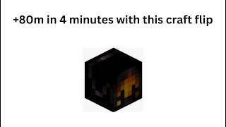 making +80m in 4 minutes with this craft flip (hypixel skyblock)