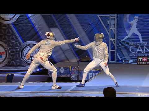 2018 M S Individual Cancun MEX GP Semifinal 01 podium SZATMARI HUN vs OH KOR