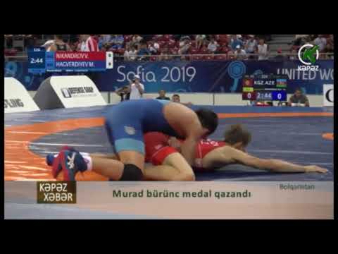 Murad Haqverdiyev bürünc medal qazanıb - Kəpəz TV
