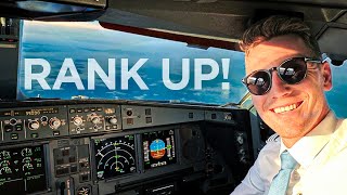 Promotion to the left Seat!! Last step before becoming a Captain? Frankfurt to Windhoek A330 VLOG