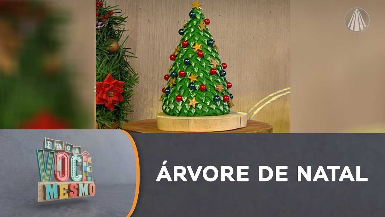 Árvore de NATAL em biscuit | DECORAÇÃO CRIATIVA