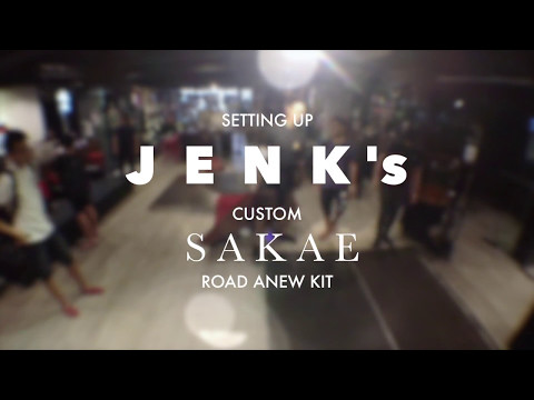 Jenk's Custom Sakae Road Anew Drum Set Setup [ TIMELAPSE ]