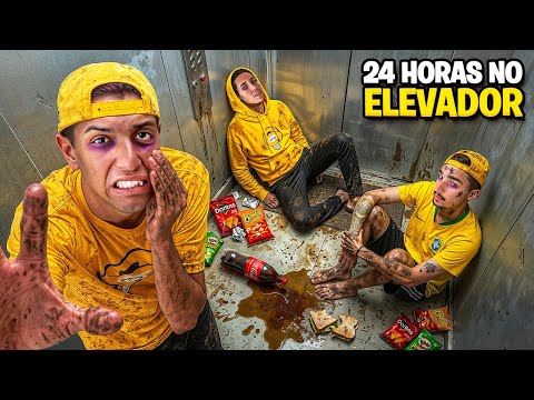 PASSAMOS 24 HORAS DENTRO DE UM ELEVADOR *Sobrevivemos ? 