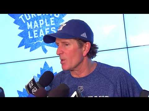Maple Leafs Practice: Mike Babcock - February 6, 2018