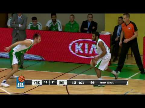 ABA Liga 2016/17, Round 15 match: Krka - Olimpija Ljubljana (27.12.2016)