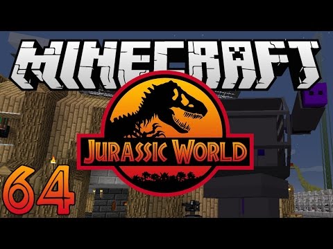 Minecraft: Jurassic World - Ep. 64 - "Airplanes and Guns!" (Rexxit Modpack)