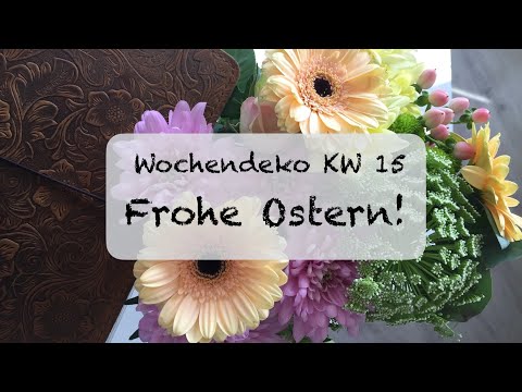 Wochendeko KW 15 2022 | Filofaxing | Frohe Ostern | planerbeere