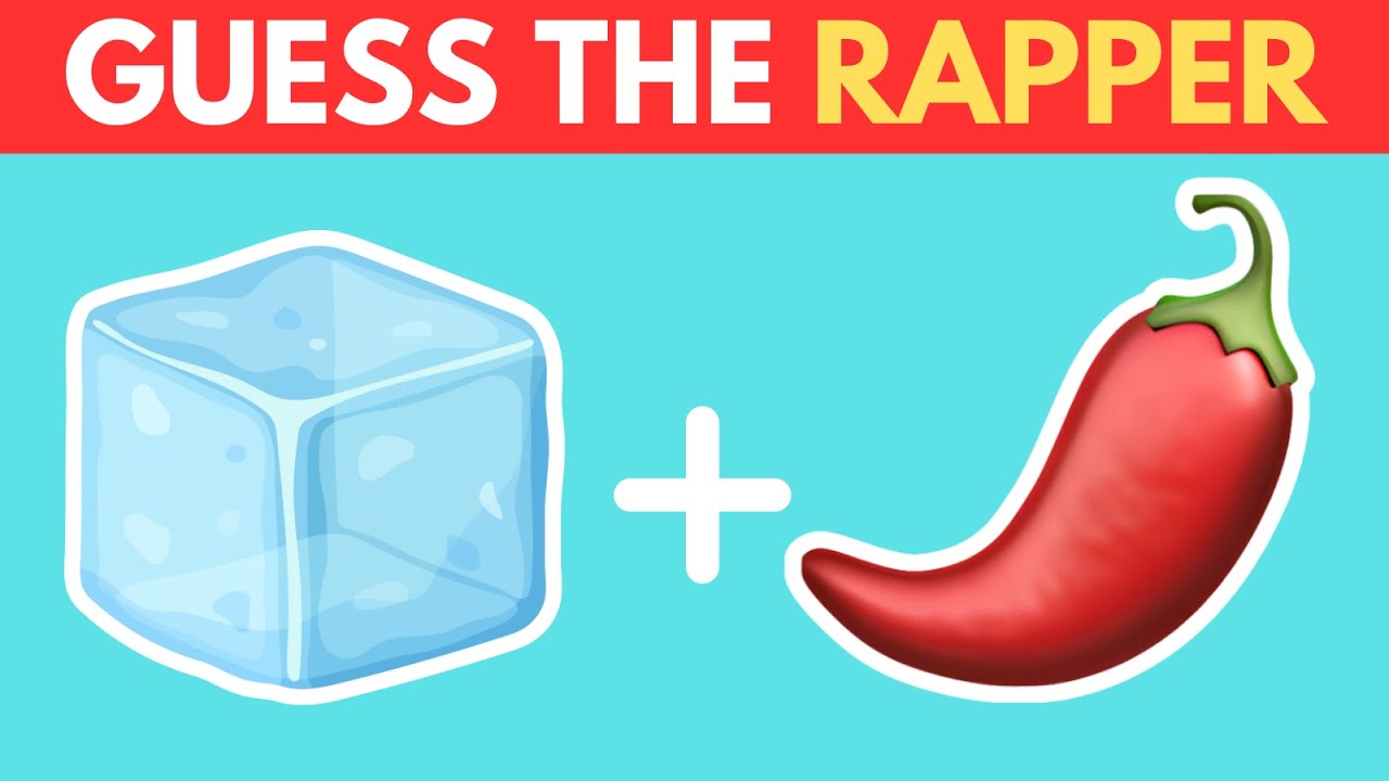 Guess The Rapper by Emoji | Music Quiz 🎵